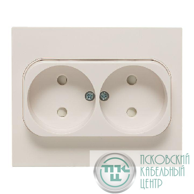 Розетка 2-м СП Стокгольм 10А IP20 без заземл. защ. шторки бел. PROxima EKF EXR10-102-10