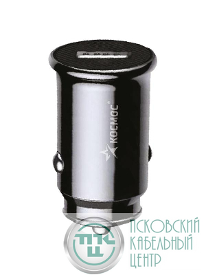 Устройство зарядное от прикуривателя автомобиля USB 18Вт КОСМОС KCCH18WUSB