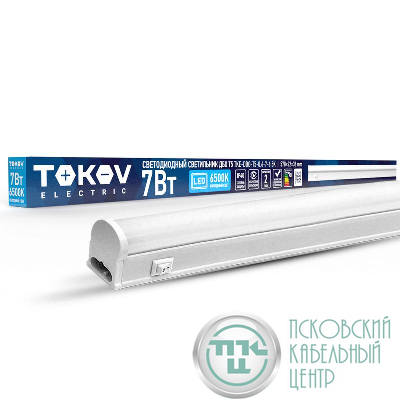 Светильник светодиодный ДБО Т5 7Вт 6.5К IP40 TOKOV ELECTRIC TKE-DBO-T5-0.6-7-6.5K