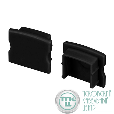 Заглушка LINE-1715 глухая BLACK пластик (комплект) Arlight 044276