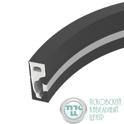 Профиль силиконовый WPH-FLEX-0616-SIDE-S9-5m FULL BLACK силикон (уп.5м) Arlight 045842