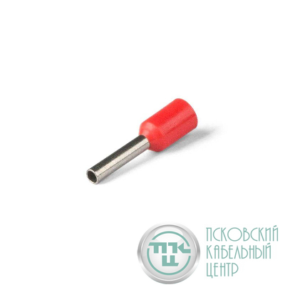 Наконечник штыревой втулочный изолированный НШВИ 1.0–8 (уп.100шт) КВТ 108899