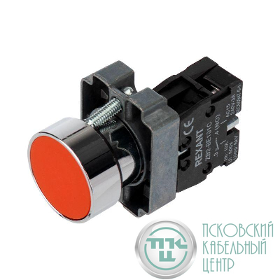 Кнопка XB2 красн. NC Rexant 36-5520