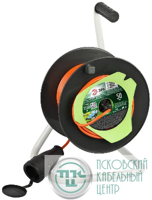 Удлинитель на катушке 1х50м без заземл. RP-1-2x1.5-50m ПВС 2x1.5 Эра Б0059772
