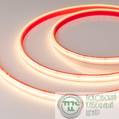 Лента светодиодная COB-PS-X544-10mm 24V Warm 2700К 11.5Вт/м IP67 CSP герметичная (уп.5м) Arlight 031910(2)