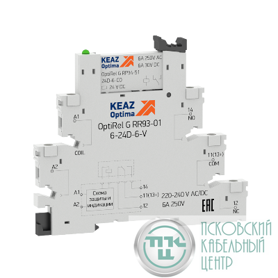 Розетка для реле OptiRel G RR93-01-6-24D-6-V КЭАЗ 281157