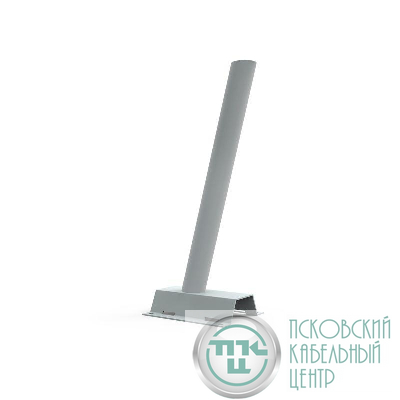 Кронштейн 122х150х400мм d38мм для уличных светильников на столб под бандажную ленту GAUSS 903265501