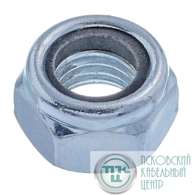Гайка самостопорящаяся М 10 DIN 985 цинк (уп.4шт) европодвес СТРОЙМЕТИЗ 3040061