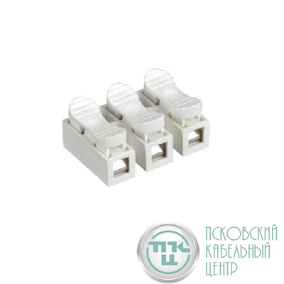 Клемма монтажная СМК PTC-3P 823-1.5 450В 5А 0.2-1.5кв.мм JazzWay 5074125