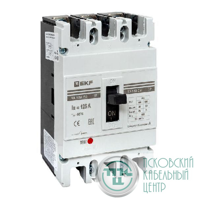 Выключатель автоматический 3п 250/125А 35кА ВА-99М PROxima EKF mccb99-250-125m
