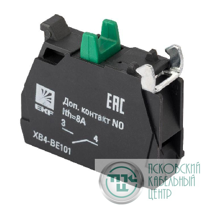 Контакт дополнительный NO зел. PROxima EKF XB4-BE101