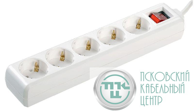Удлинитель 5х3м с заземл. 16А IP20 У05К 2P+PE 250В 3х1 с выкл. IEK WYP10-16-05-03-ZK-N