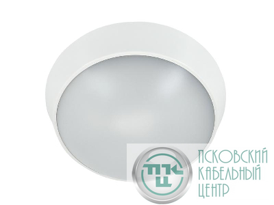 Светильник светодиодный WP 15 C 12W OP 840 D220 WH 220х80мм 12Вт 4000К IP65 ЖКХ круглый пылевлагозащ. бел. Русский Свет 15071523452