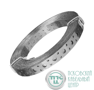 Лента перфорированная прямая 12х0.7 цинк 25м Zitar 141978