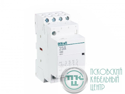 Контактор модульный МК-103 4НО 25А 230В DEKraft 18067DEK