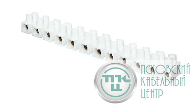 Колодка клеммная 10кв.мм 10А полистирол бел. (уп.10шт) PROxima EKF plc-KK-10-10-ps-w