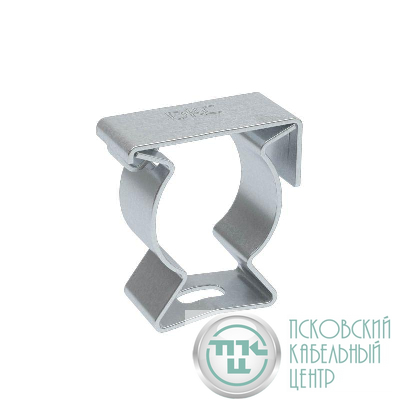 Держатель для труб (клипса) d25мм с крышкой нерж. сталь AISI 304 DKC 6044-XA25
