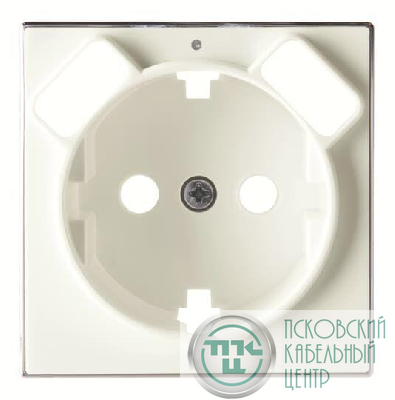 Накладка для розетки SCHUKO с 2хUSB ЗУ арт.8188.3 SKY бел. ABB 2CLA858830A1101