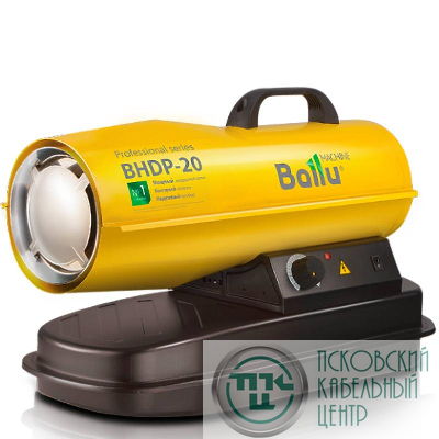 Пушка тепловая диз. TUNDRA 20кВт 590куб.м/ч 12л прямой нагрев BHDP-20 Ballu НС-1050912