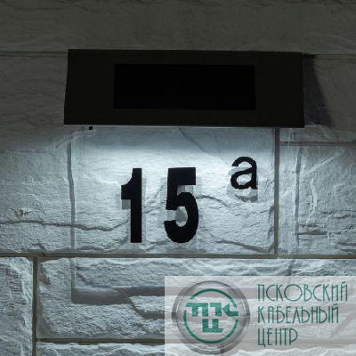 Светильник светодиодный "Номер дома" ERASF22-40 24LED уличный настенный на солнечн. батарее Эра Б0053390
