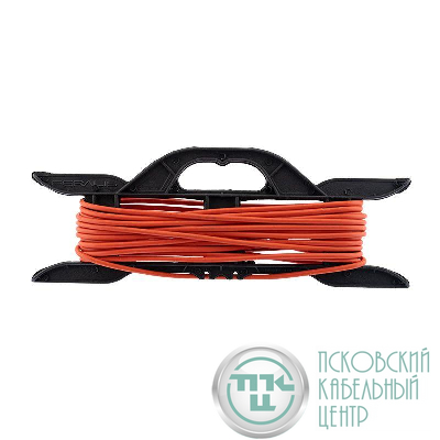 Удлинитель-шнур на рамке ПВС 2х0.75 10м без заземл. 6А 1300Вт IP20 оранж. PROCONNECT 11-7111