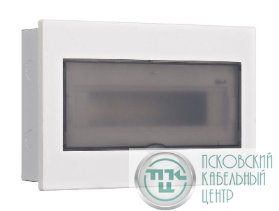 Корпус встраиваемый дв. 1 ряд 13 мод. IP41 ЩРВ-М прозр. DEKraft 31073DEK