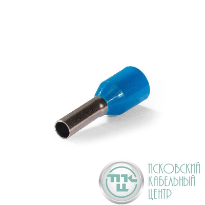 Наконечник штыревой втулочный изолированный НШВИ 2.5-8 ЕВРО син. КВТ 103202