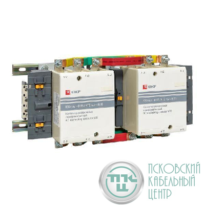 Контактор реверсивный КТЭ 115А кат. 230В AC 2НО EKF ctr-b-r-115