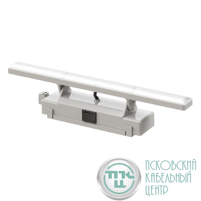 Светильник светодиодный 6Вт 220В с выключателем поворотный цвет сер. DKC R5LKL13