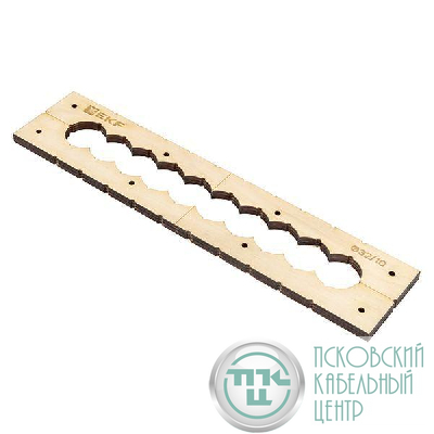 Шаблон для групповых отверстий c 10 отв. диам. 32мм Expert EKF sh-d32-10