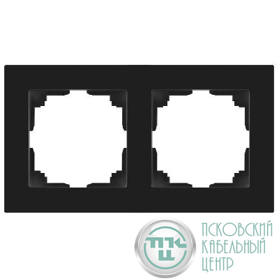 Рамка 2-м СП Accent 6-502-05 антрацит Intro Б0063760