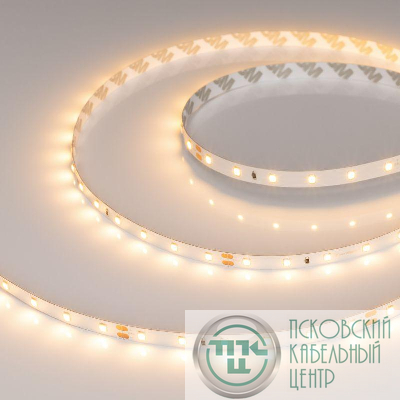 Лента светодиодная RT-A60-8mm 24V Warm 2700К 4.8Вт/м IP20 2835 открыт. (уп.50м) Arlight 024585(2)