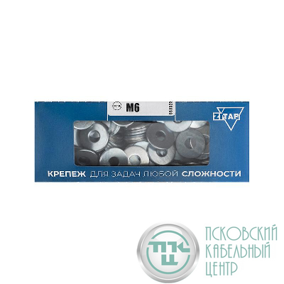 Шайба кузовная М6 DIN 9021 оцинк. (уп.200шт) Zitar 105265