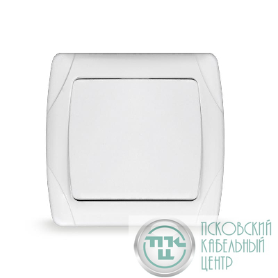 Выключатель 1-кл. СП Маргарита 10А IP20 бел. UNIVersal М0021