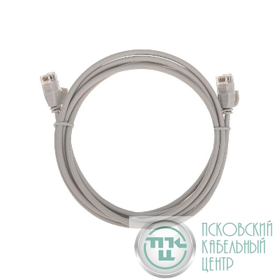 Патч-корд U/UTP CAT 6A (10G) RJ45-RJ45 28AWG LSZH сер. 2м Rexant 02-0380-2