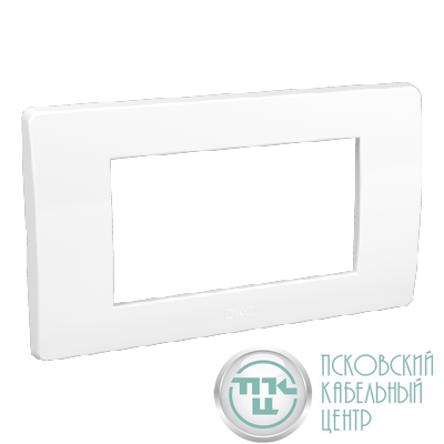 Рамка 2-м 4мод. Brava (для TOR и TBN) бел. RAL9010 DKC 75011W