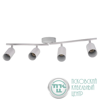 Светильник PCL-0504 4xGU10 IP20 230В WH настен./потолочн. декор. под лампу JazzWay 5066748