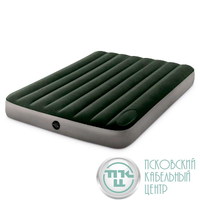 Матрас надувной 137х191х25см+встр. ножной насос (64762) INTEX 6941057418469