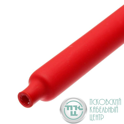 Трубка термоусадочная клеевая ТТК(3:1)-40/13 в метровой нарезке красн. (уп.10м) КВТ 84875