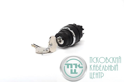 Головка для кнопки с ключом 0-1 возвратключ выним. в полож. 0 EMAS BDAA21