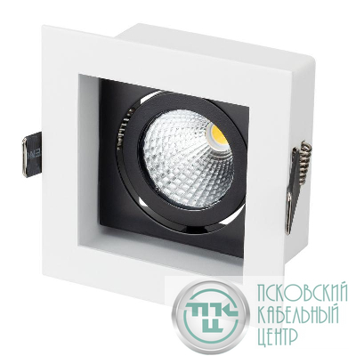 Светильник светодиодный CL-KARDAN-S102x102-9W Day WH-BK 38 deg IP20 металл Arlight 024125