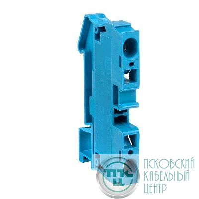 Колодка клеммная ST-4 41А пружинная син. EKF plc-jxb-st-4-blue