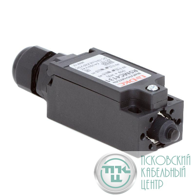 Выключатель концевой с двумя нормально закрытыми контактами (NC+NC) исполнение с кнопкой DKC R5MC4131