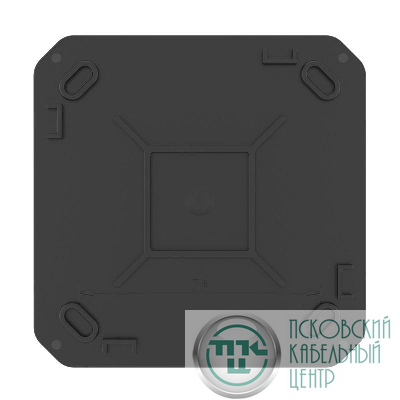 Коробка ответвительная с 8+2 кабельными вводамиd25/20мм IP55 100х100х50мм черн. DKC 53800B