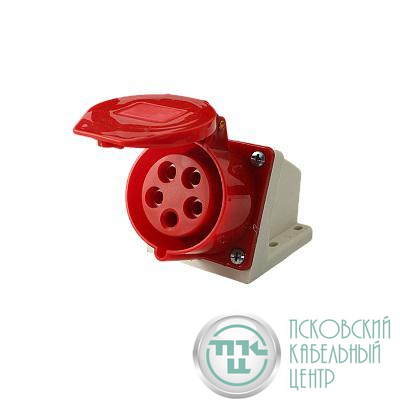Розетка стационарная ОП PPC 115 16А 5п 3Р+РЕ+N 380В IP44 Pro JazzWay 5072671