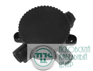 Коробка распределительная ОП 3-рожк. 95х60мм КЭМ2-660-3 (У-409 3 рожк. ) карбол 0300-00050