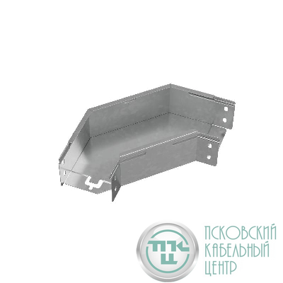 Угол для лотка горизонтальный 90град. 100х80 сталь 1мм "ПЛЮС" GLplus90-80-100 КМ PL0433