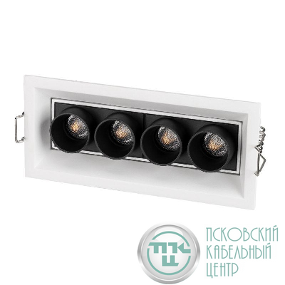 Светильник светодиодный MS-ORIENT-BUILT-TURN-TC-S67x150-10W Warm3000 WH-BK 30 deg IP20 230В металл Arlight 031929