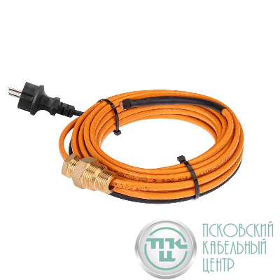 Кабель греющий саморег. пищевой ECO Line (комплект в трубу) 10HTM2-CT (8м/80Вт) Rexant 51-0604