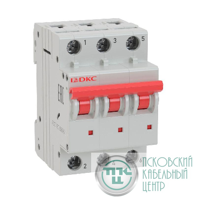 Выключатель автоматический модульный 3п C 32А 6кА MD63 YON MD63-3C32-6